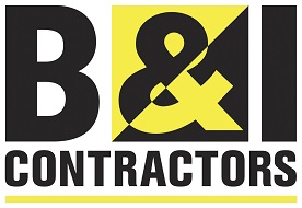 B and I Contractors Logo